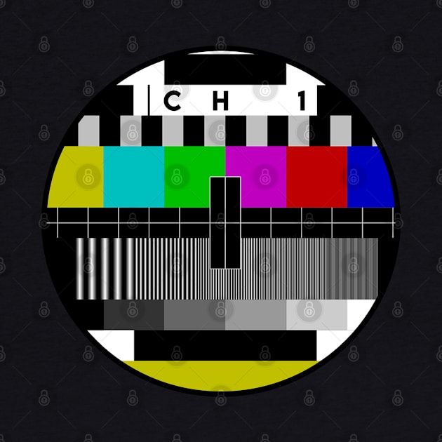 Old school tv test pattern by Design Knight